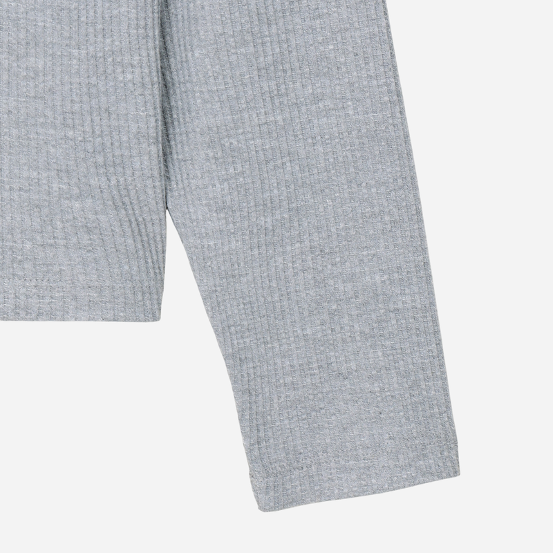 Soph Crop Waffle Long Sleeve