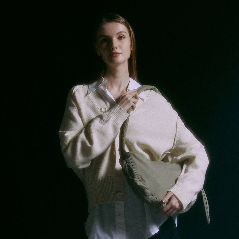 HALFMOON BAG SEPIA