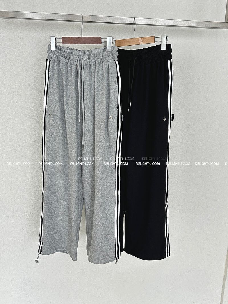 Track Point String Wide Pants