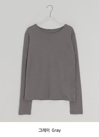 26SS★ [BAONHAUS] Seden Modal Layered Round T-shirt