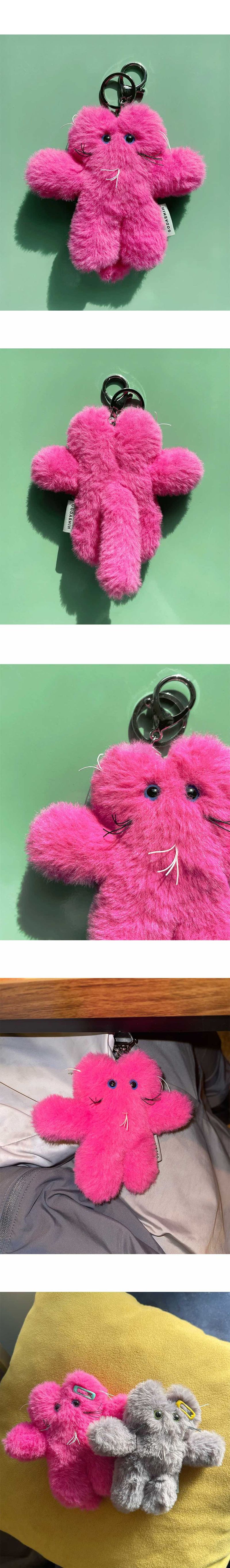 GODASHIN Cats Keyring Pinky