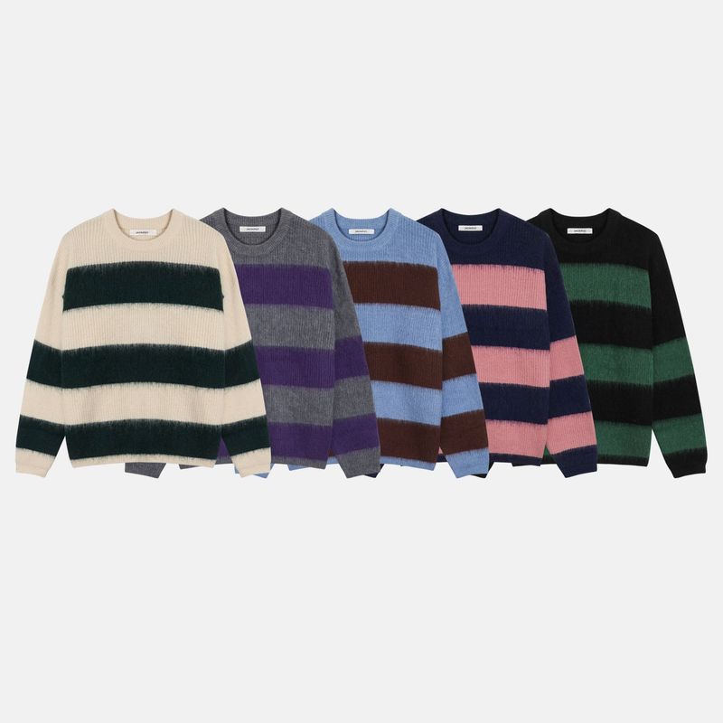 cander stripe loosefit knit