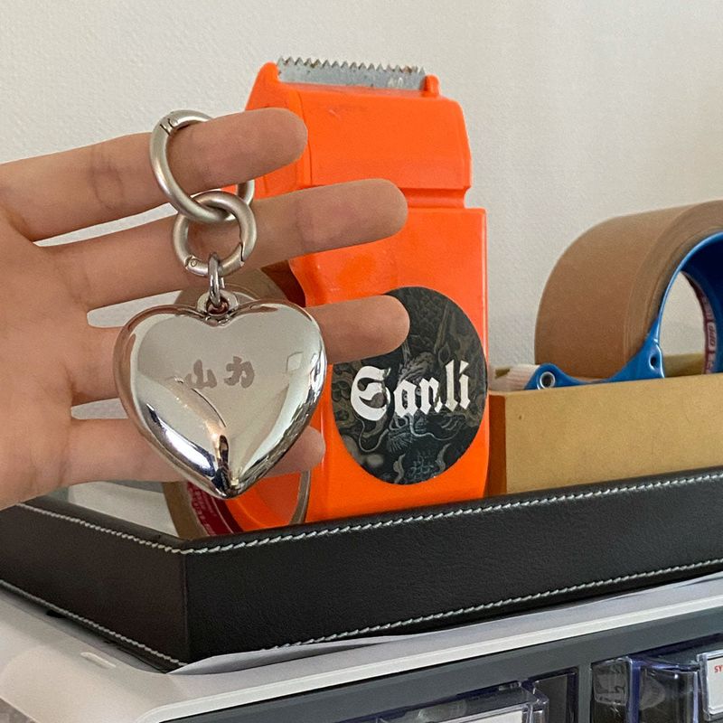山力 heart keyring