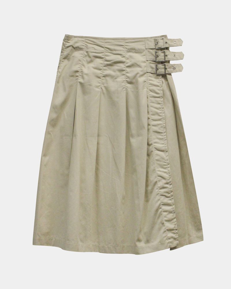 Buckle Wrap Skirt