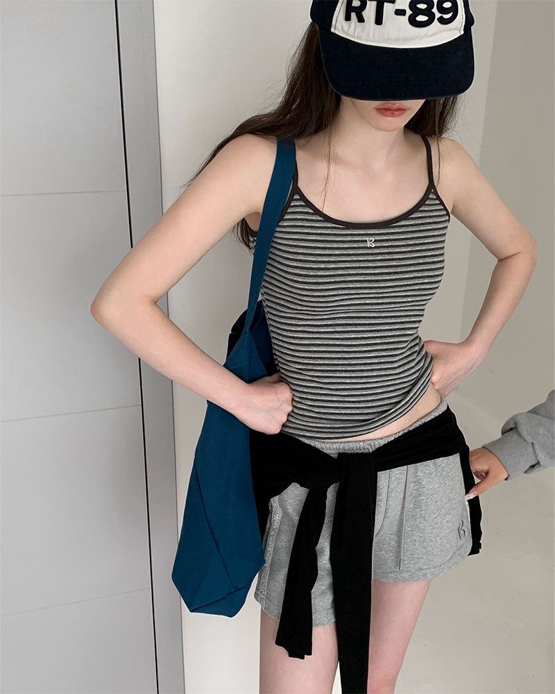 BEIDELLI（ベイデリー）の「[ORIGINAL] Enzo striped sleeveless top（Tops）」