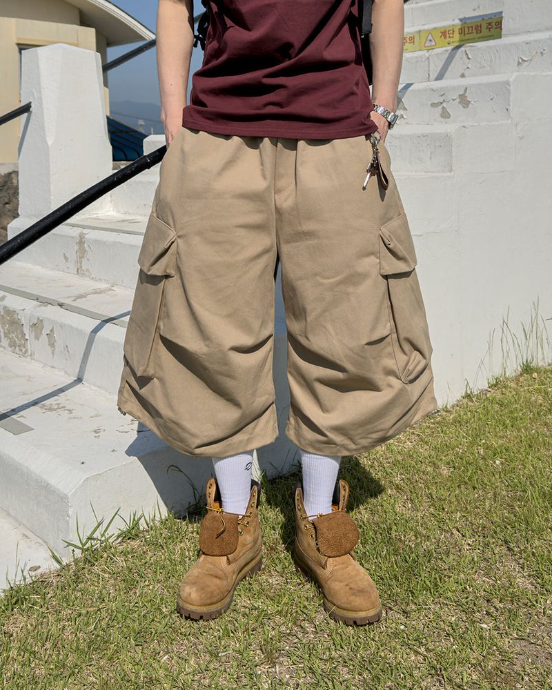 Jorbic 3D Cargo Bermuda Pants