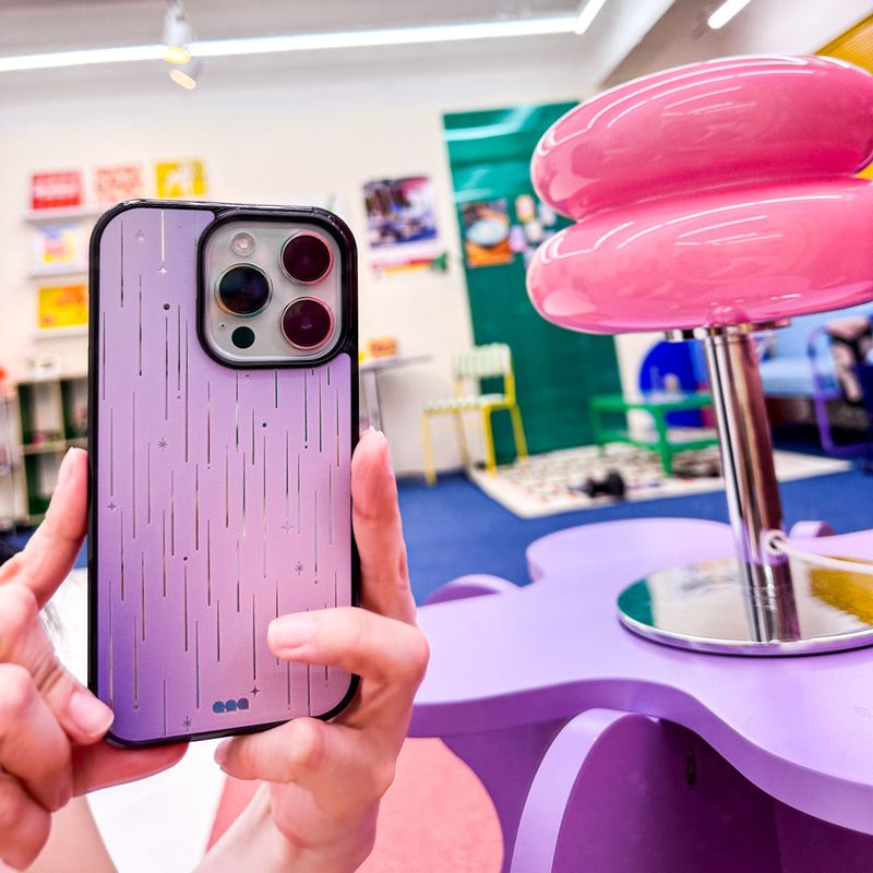 【MADE】 Star Shower glass Mirror bumper case