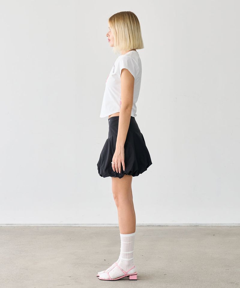 BALLOON MINI SKIRT BLACK