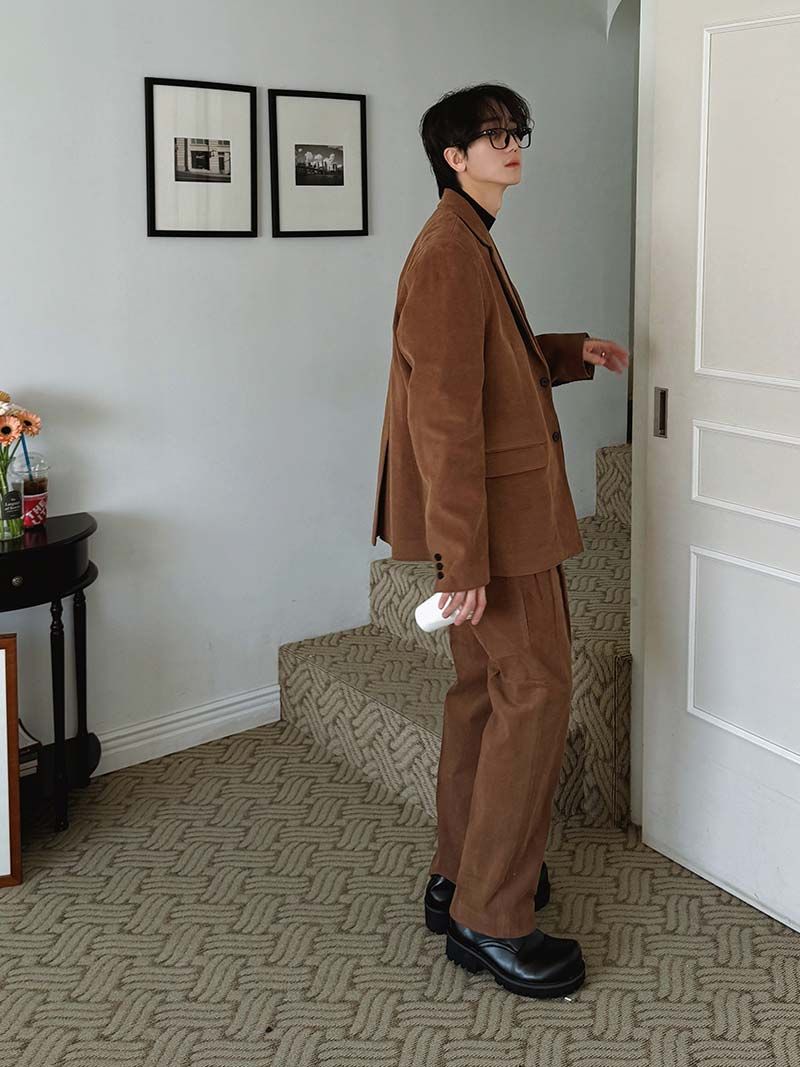 ASCLO Mer Corduroy Loose Fit Jacket (4color)