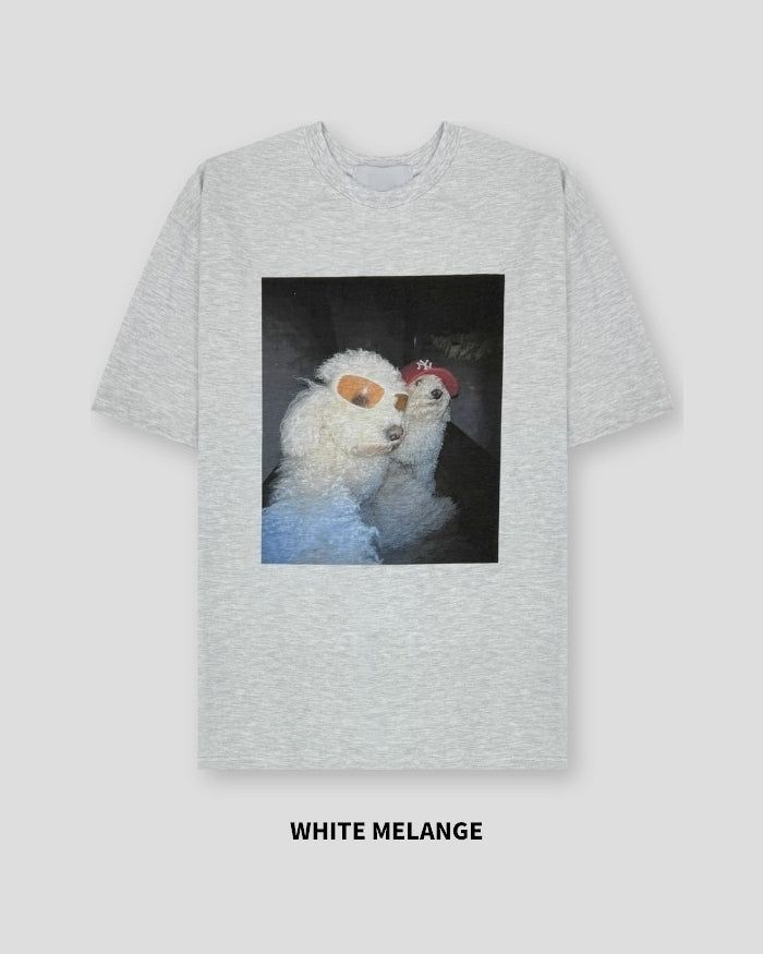 (UNISEX) Hip Dog Tee