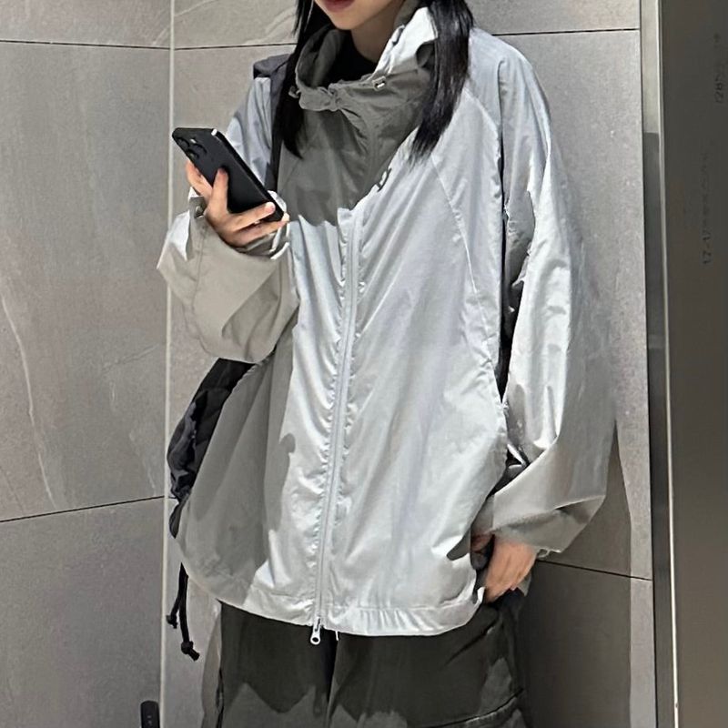 PEARCLAN（ペアクラン）の「peacock hooded windbreaker（Jackets/Outerwear）」