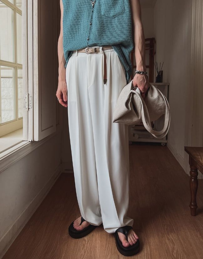 Trui Cooling Semi-Banding Long Slacks