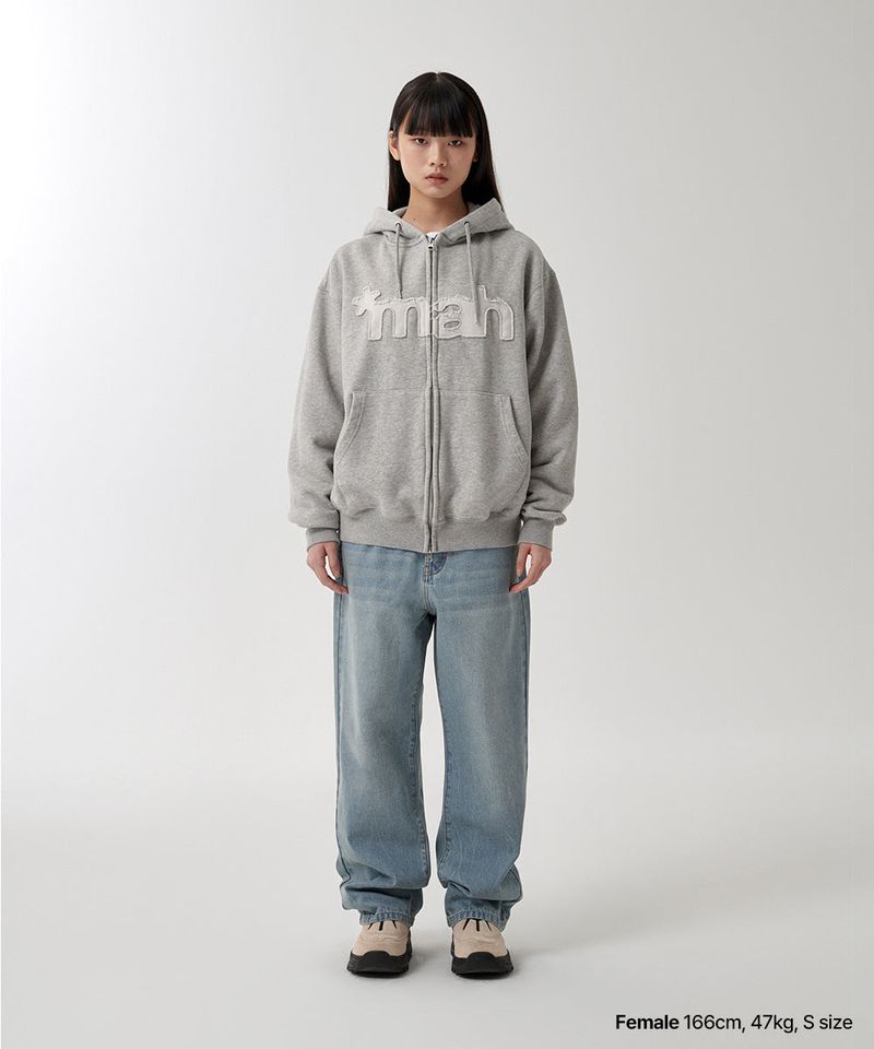 mah CUT OFF APPLIQUE SWEATPANT
