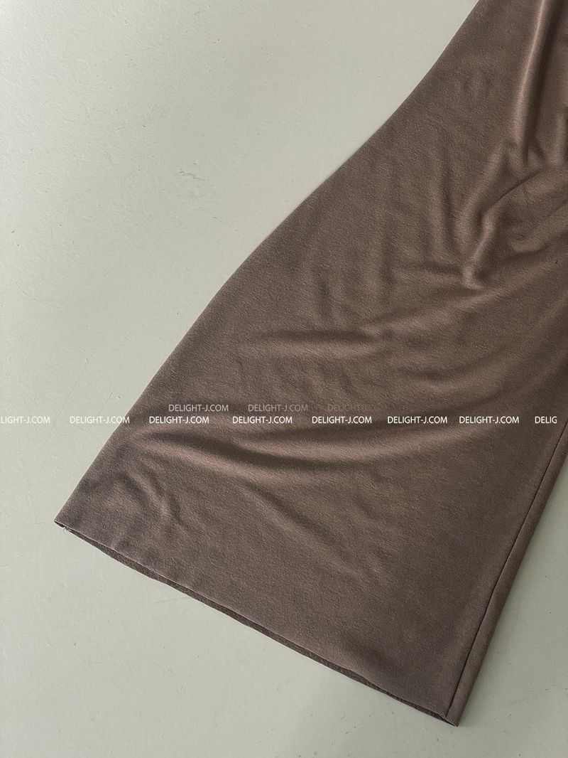 unbalanced twisted maxi long skirt