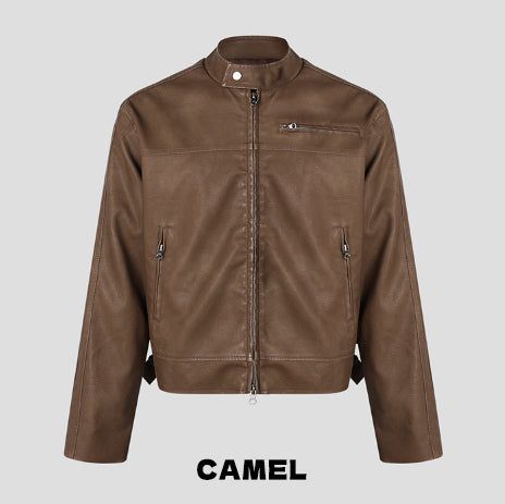 Kien Vintage Trackline Leather Jacket