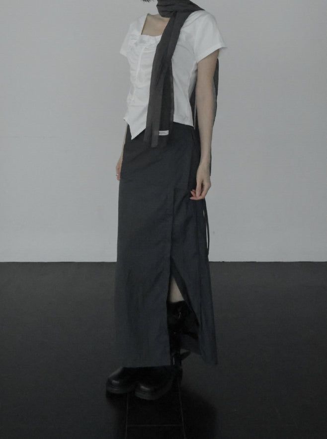 E-Sen Layered Wrap Skirt