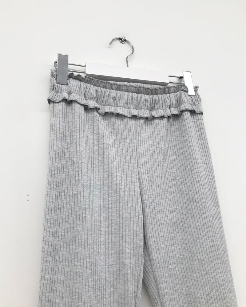 Segno frill capri pants (2color)