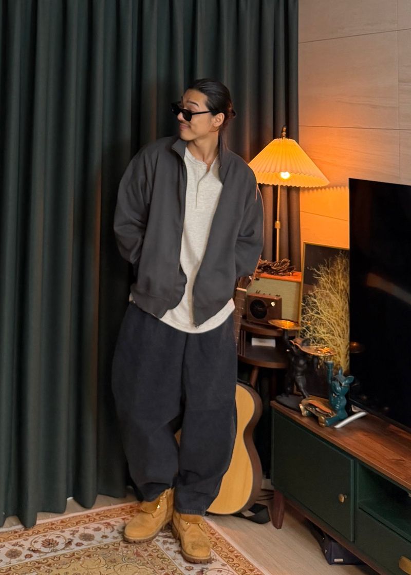 Denim Balloon Baggy Pants 2COLOR