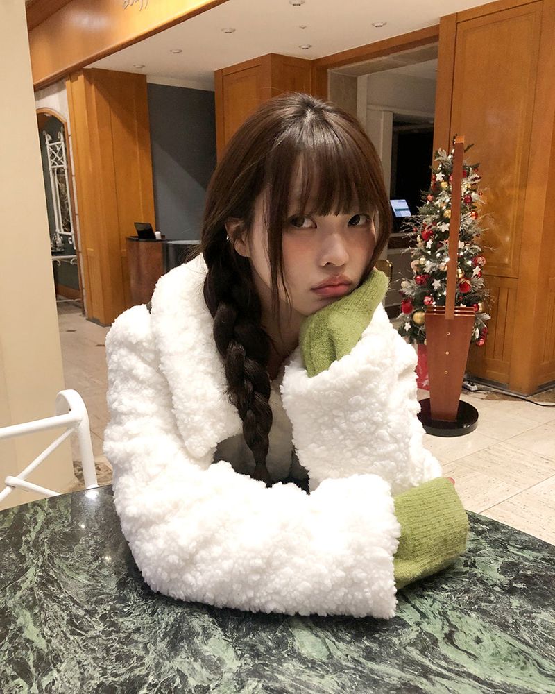 Neyu Collar Sherpa Quilted Fur Half Jacket