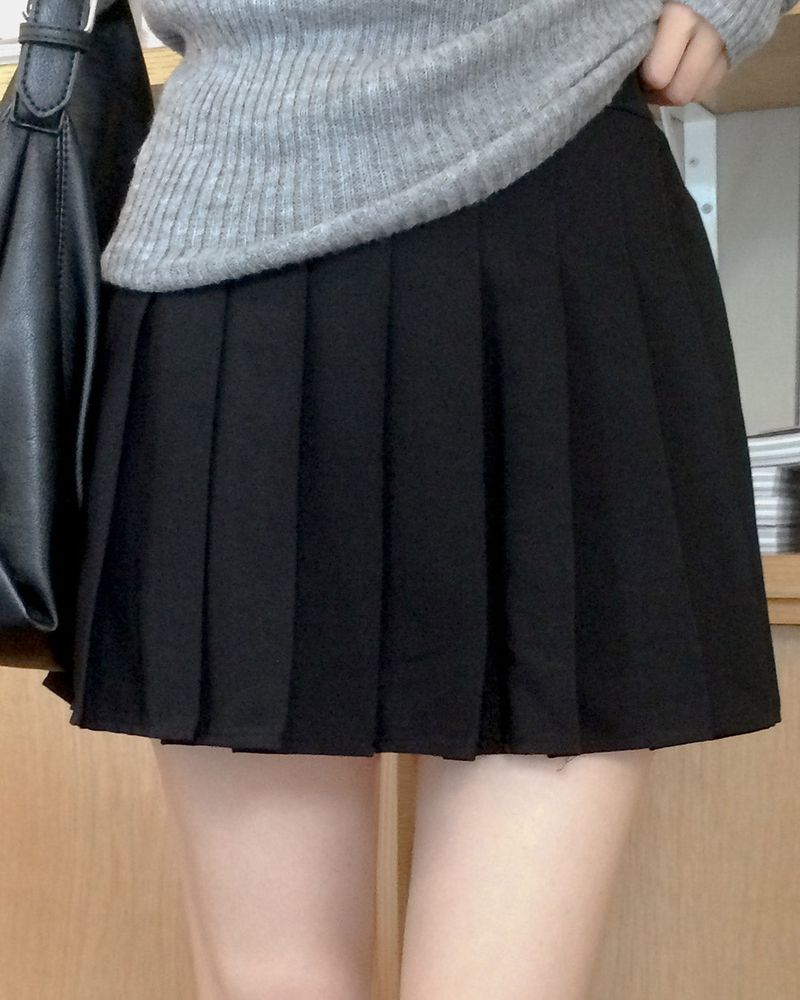 Mido pleated mini skirt
