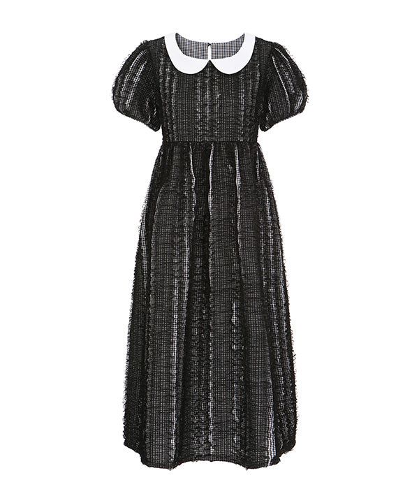 CLUT STUDIO(クラットスタジオ)の「puff sleeve lace dress(Dresses)」