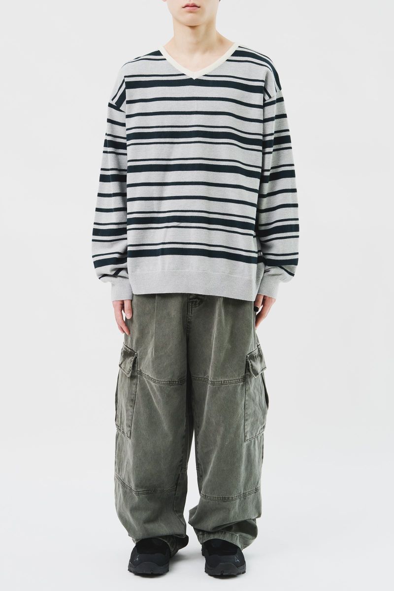 Tora Open Striped Knit (3color)