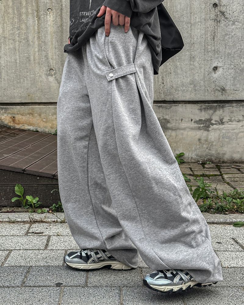 Miju Side Snap Balloon Sweat Pants