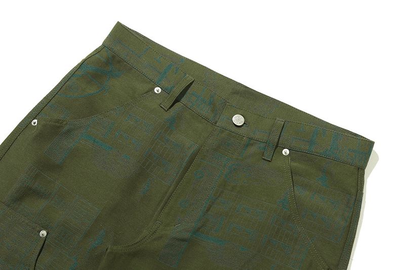 ROMANTIC STREET JACQUARD PANTS_KHAKI
