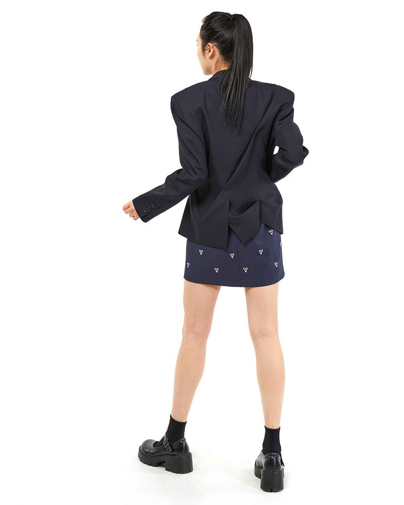 DOZI - Pinched Tailored Jacket _ Navy