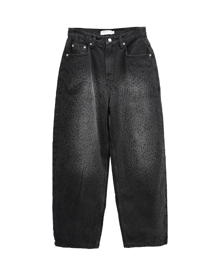 Offin Leopard Curved Pants