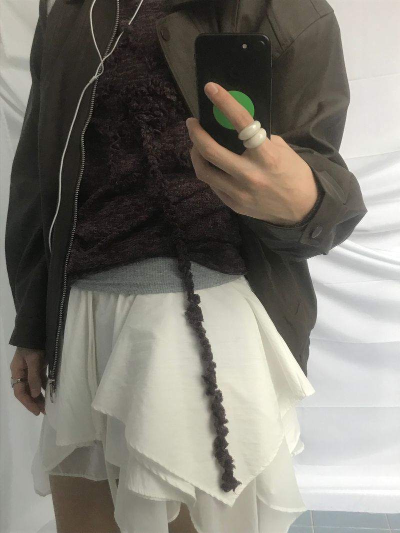 Creamy Star Knit Top