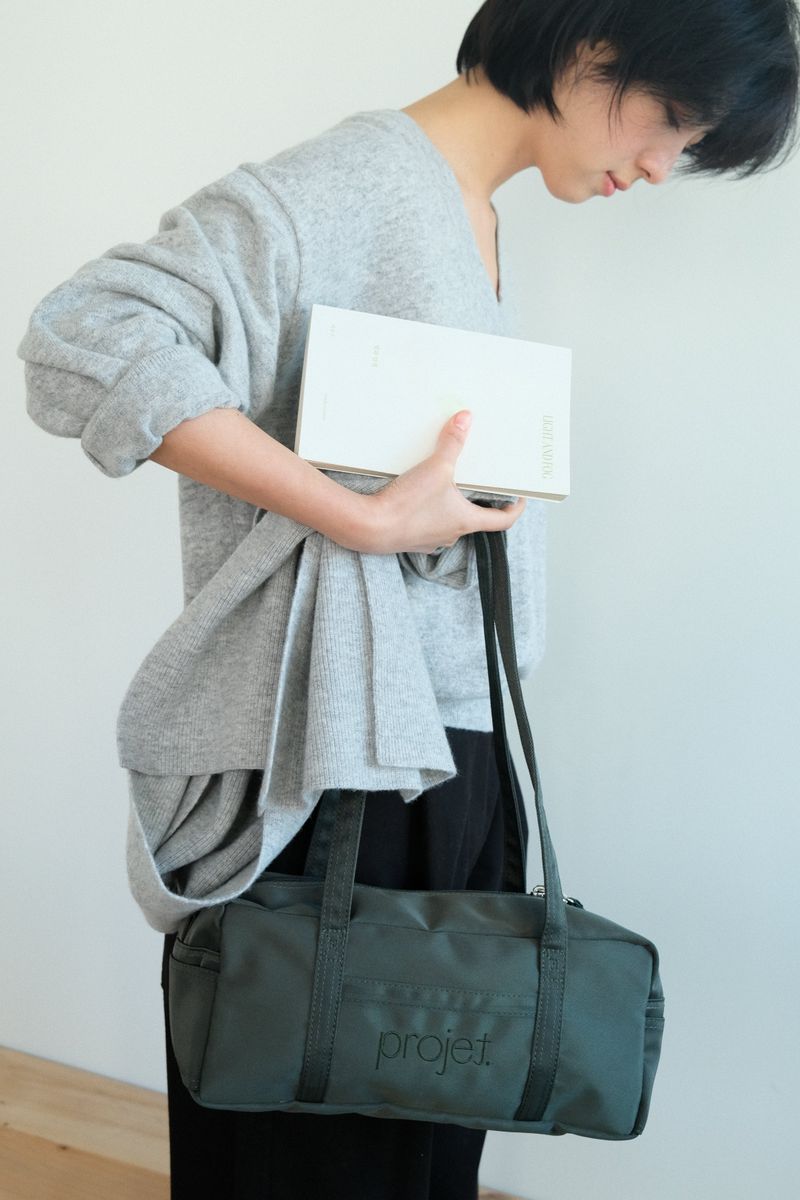 compact duffle bag (deep green)
