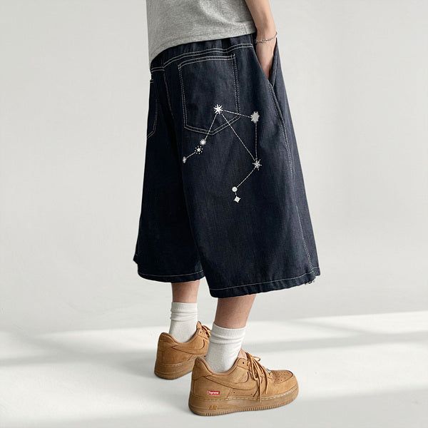 voarc（ボアク）の「Stur Non-Fade Star Stitch Banding Raw-Dye Bermuda Pants (2 colors)（Pants）」