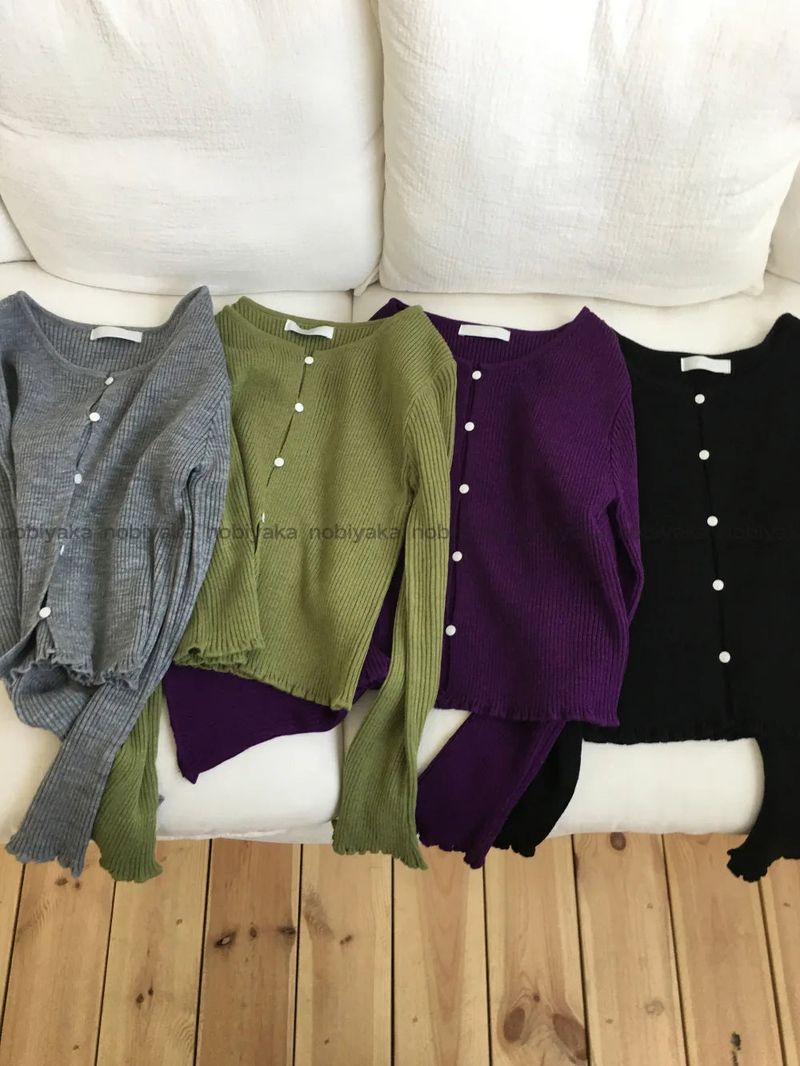 Owen frill cardigan
