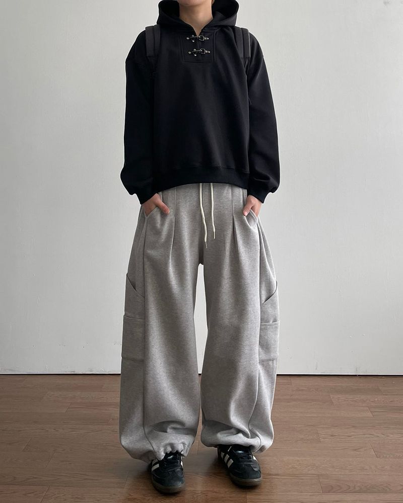 Seam Bonded Cargo Sweatpants