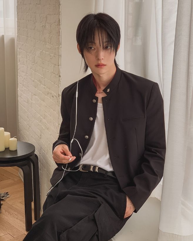 26FW★ [PLAN MADE] Kuroji Metal Gakuran Crop Jacket