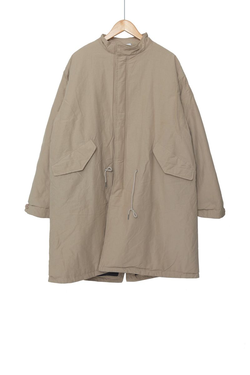 Long bomber padded jacket