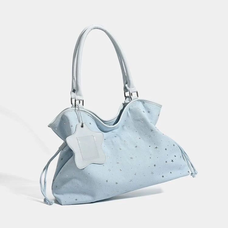 Star Keyring Large Capacity Commuter Tote Bag