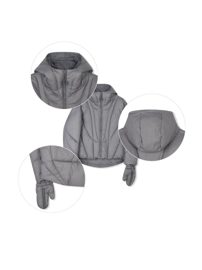Winter Glove-Hood Puffer Jacket (3 Colors)
