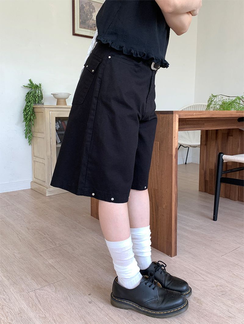 STUD BERMUDA PANTS (2C)