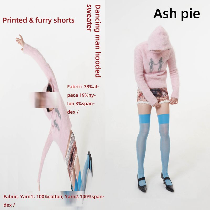 Ash pie（アッシュパイ）の「ダンシングマンフードスウェット（トップス）」