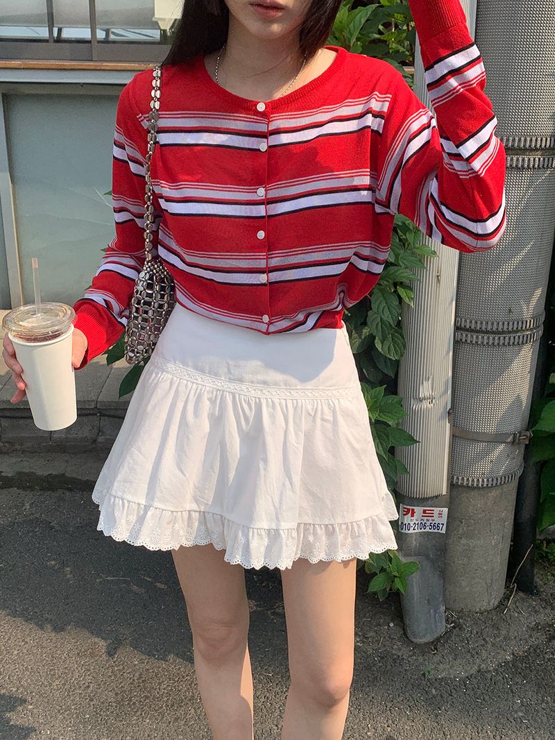 [MADE] Versi lace frill mini skirt