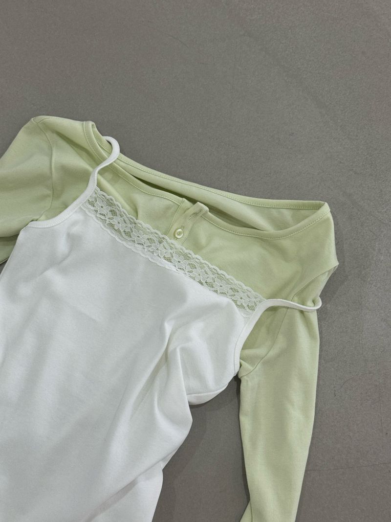 Lace Cami Top (Tumble, Bio-Washed) 3sizes - Ivory