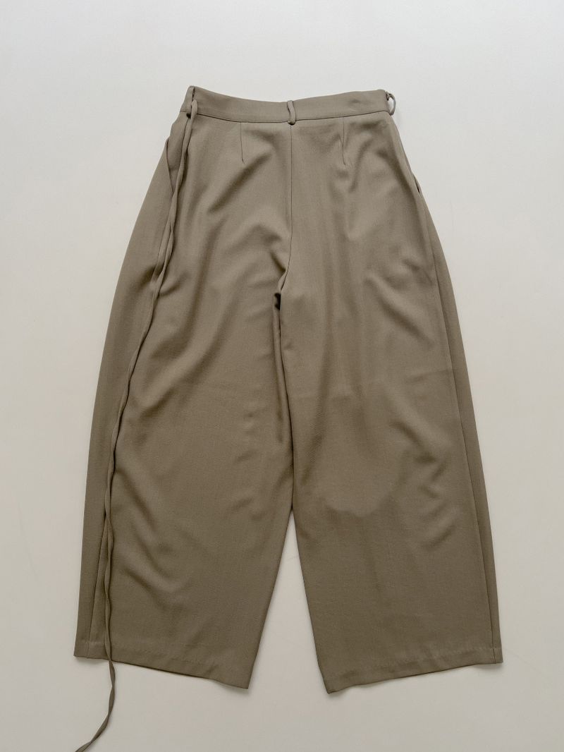 Vinua Unbalance Wrap Wide Slacks