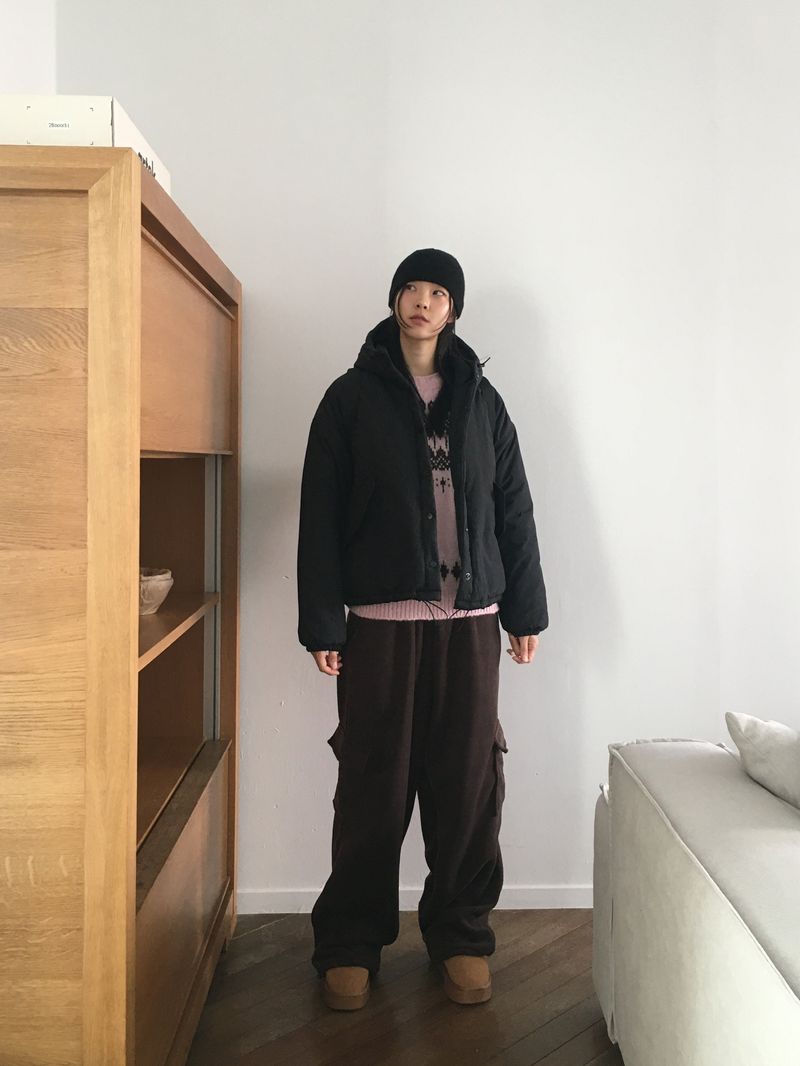 7oz】ショート中綿フード付きウェロンバオリン