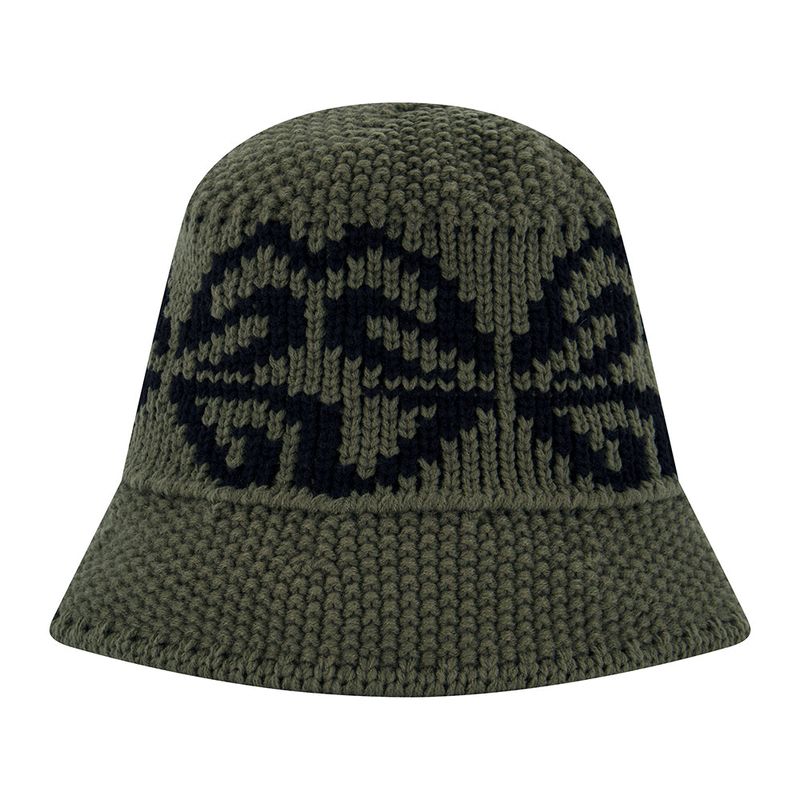 mahagrid（マハグリッド）の「ECLIPSE LOGO KNIT BUCKET HAT（Hats）」