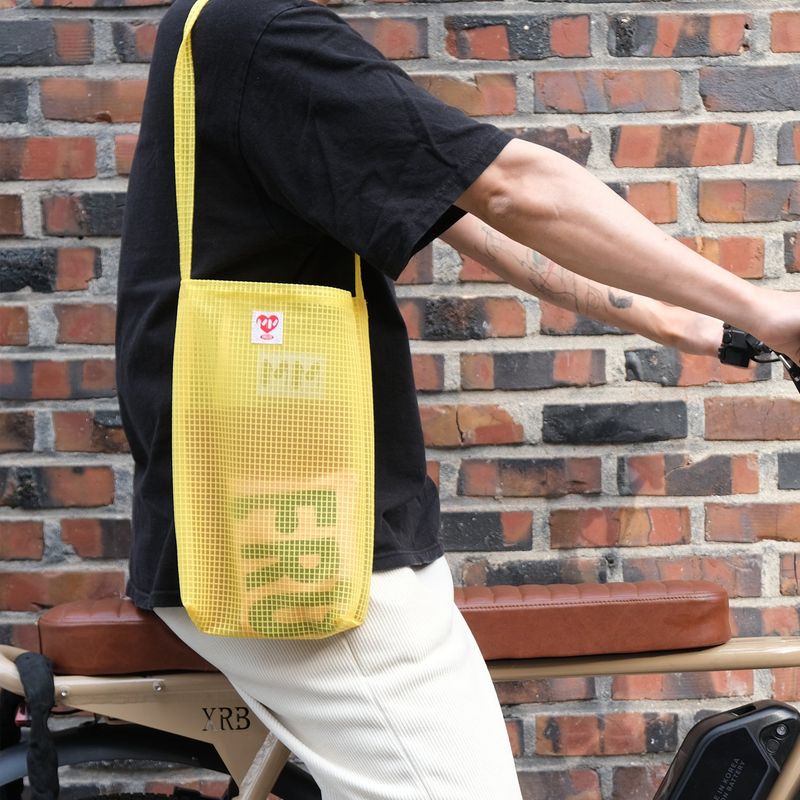 [MINMIN] USEFUL NYLON BAG (SUN YELLOW)
