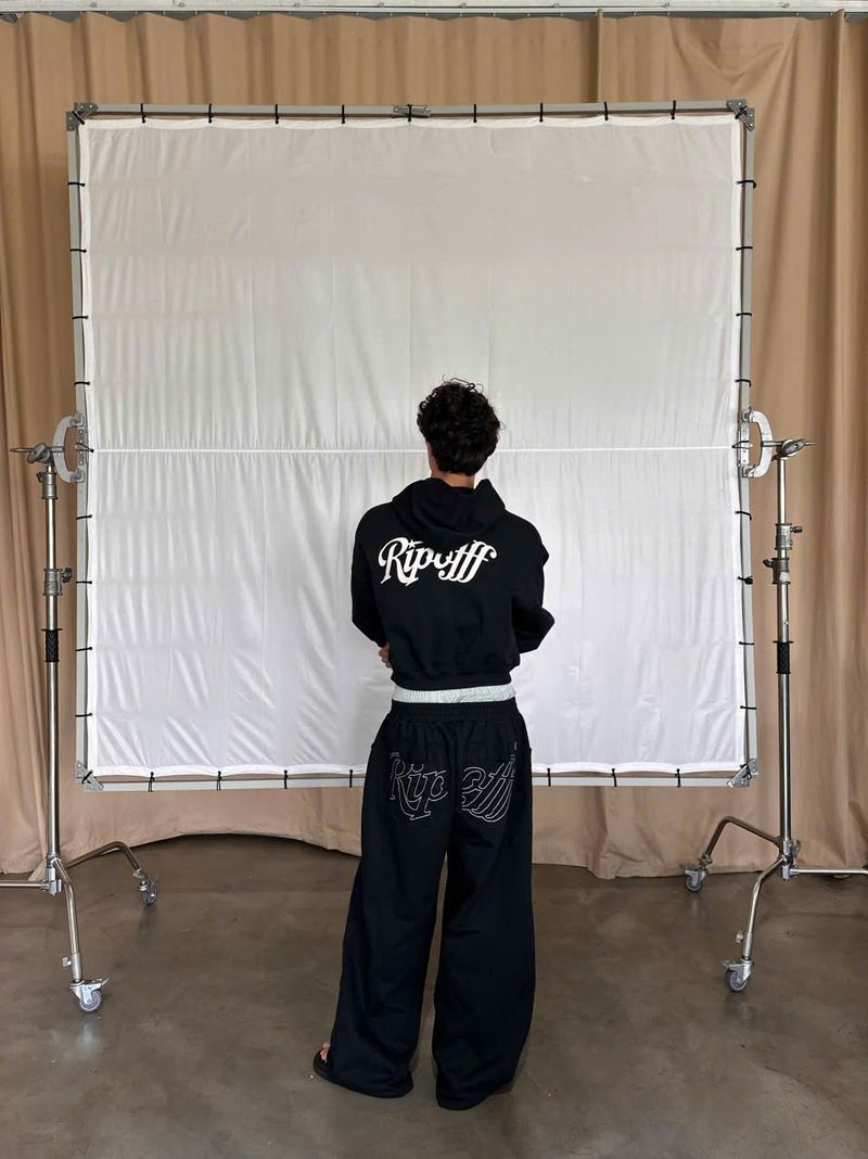 RIPOFFF Signature Boxy Zip Hoodie