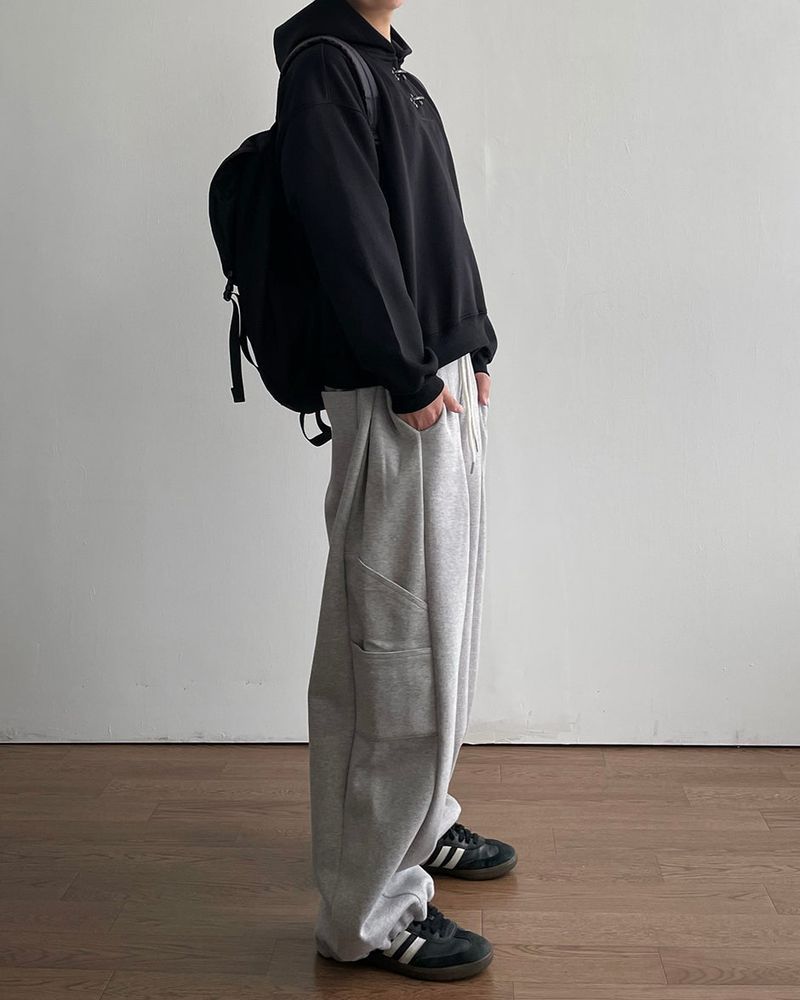 Seam Bonded Cargo Sweatpants
