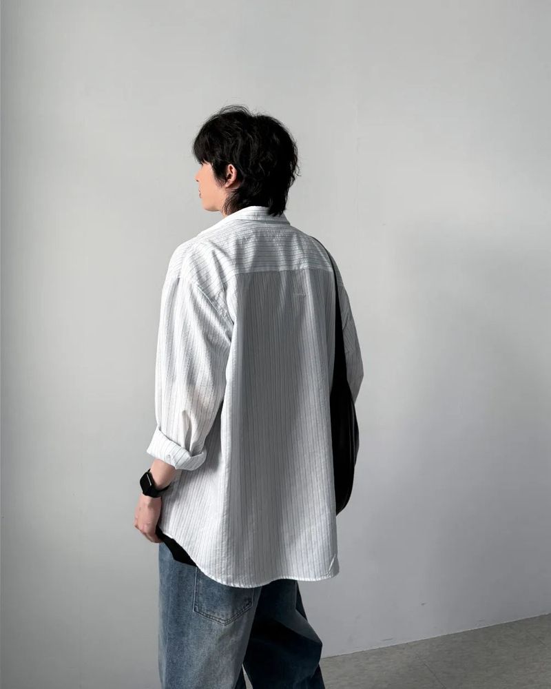 Newlan Stripe Over Shirt